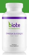 Load image into Gallery viewer, BioTE Omega 3 + CoQ10 300mg